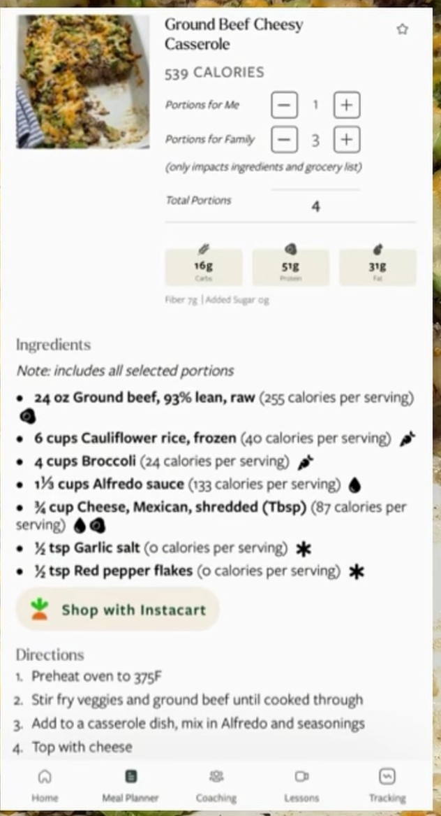 Ground Beef Cheesy Casserole