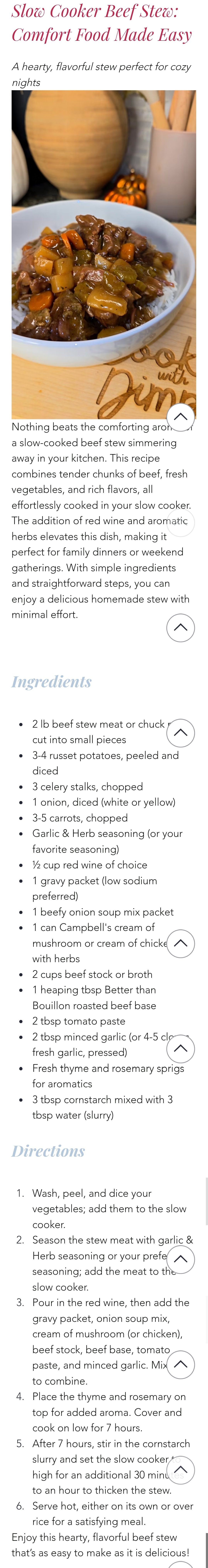 Slow Cooker Beef Stew: Comfort Food Made Easy