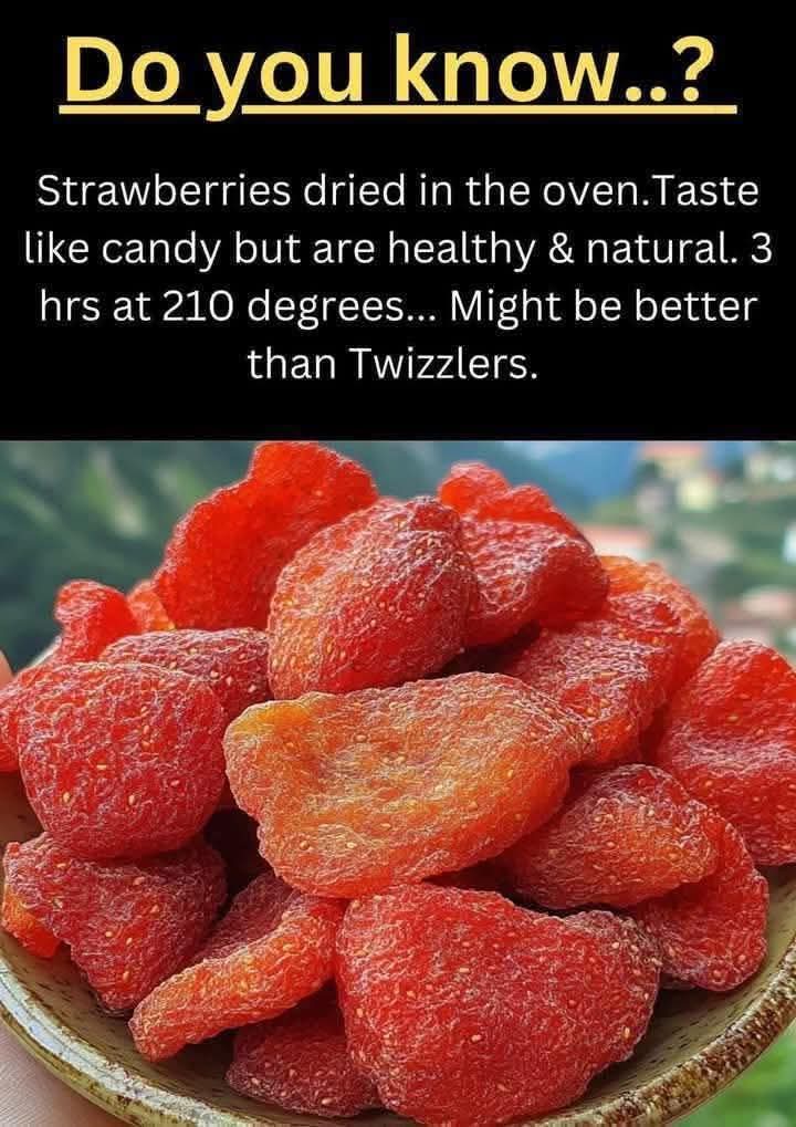 Oven-Dried Strawberries