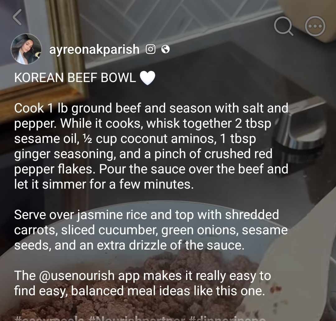 Korean Beef Bowl