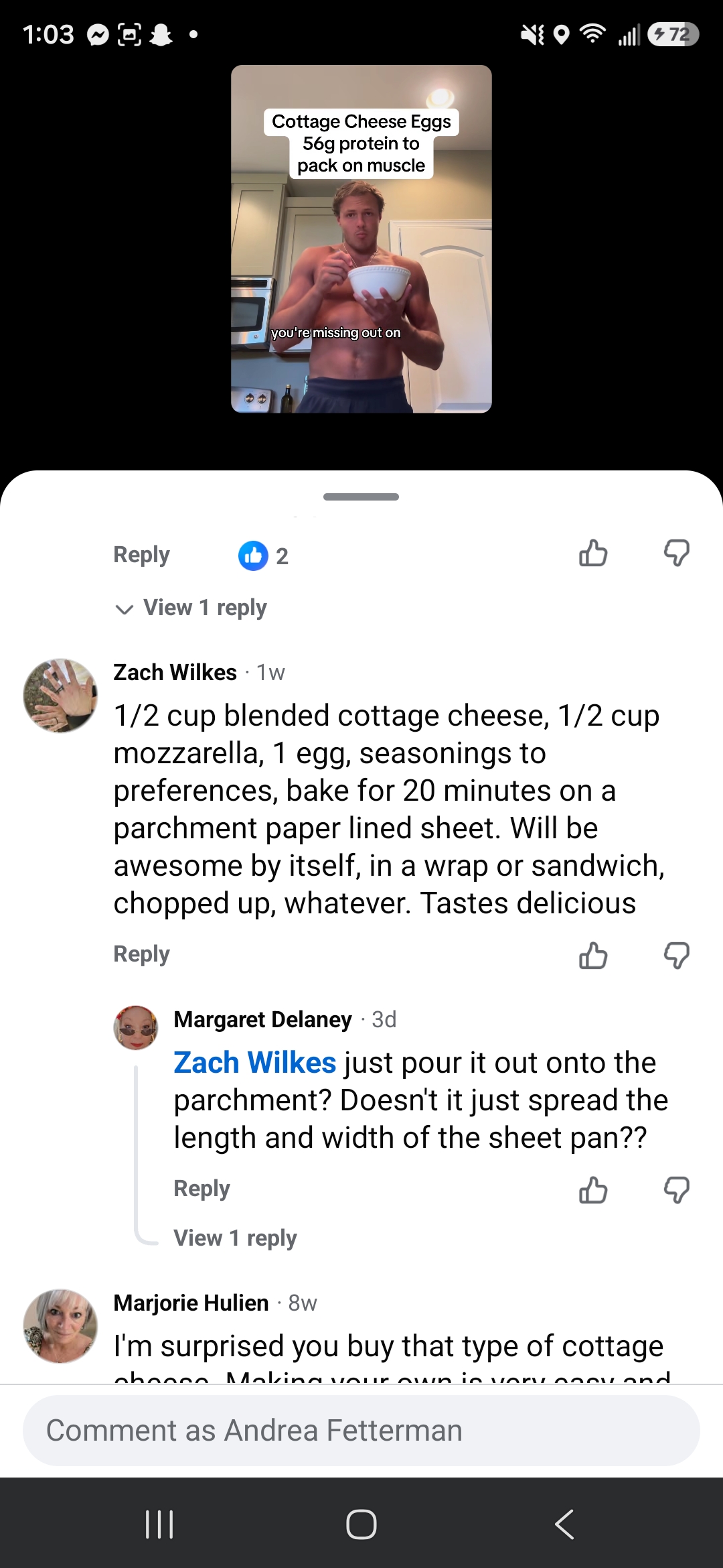 Cottage Cheese Eggs