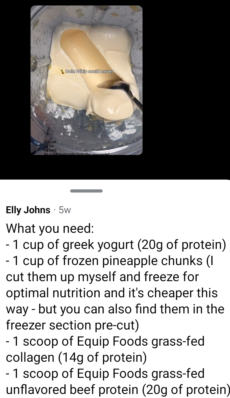 Protein Pineapple Smoothie