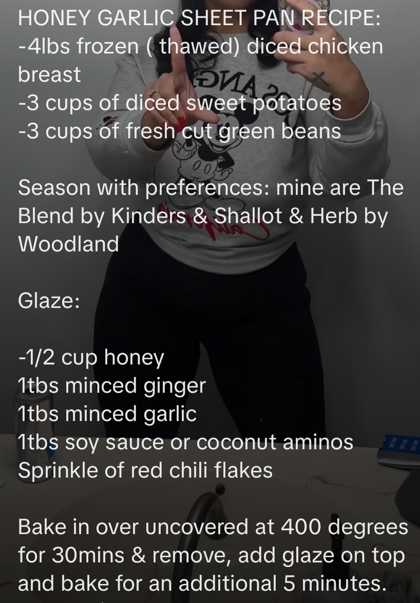 Honey Garlic Sheet Pan Recipe