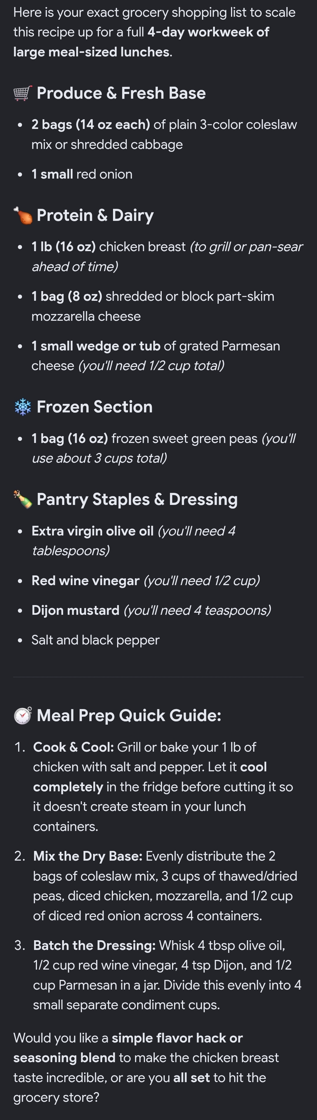 Meal-Sized Lunches