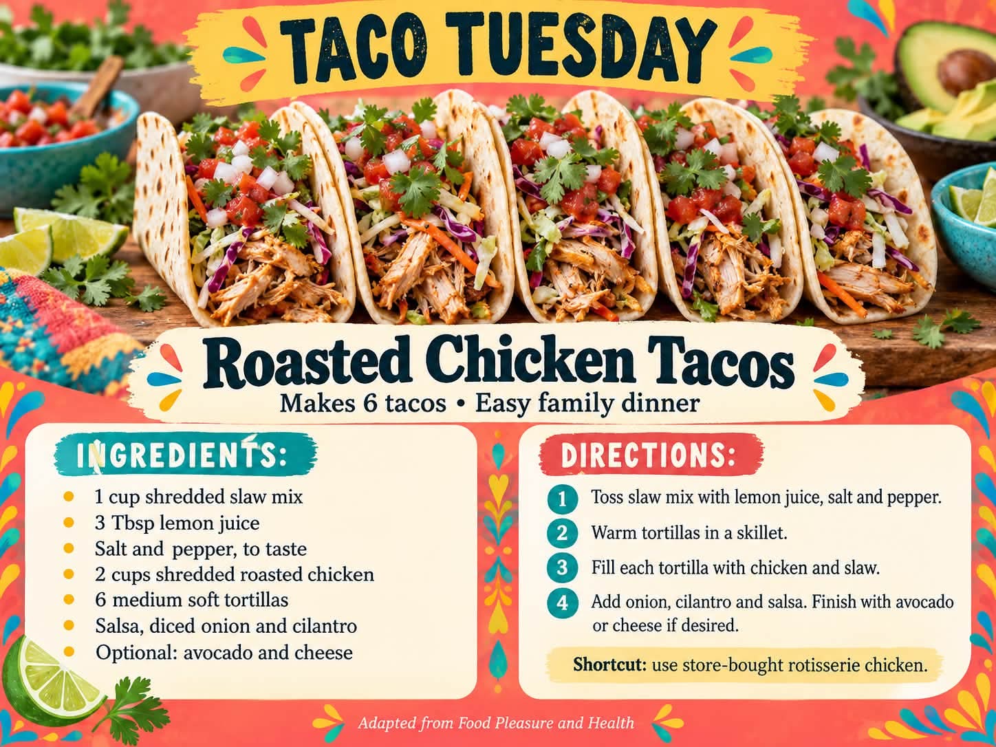 Roasted Chicken Tacos