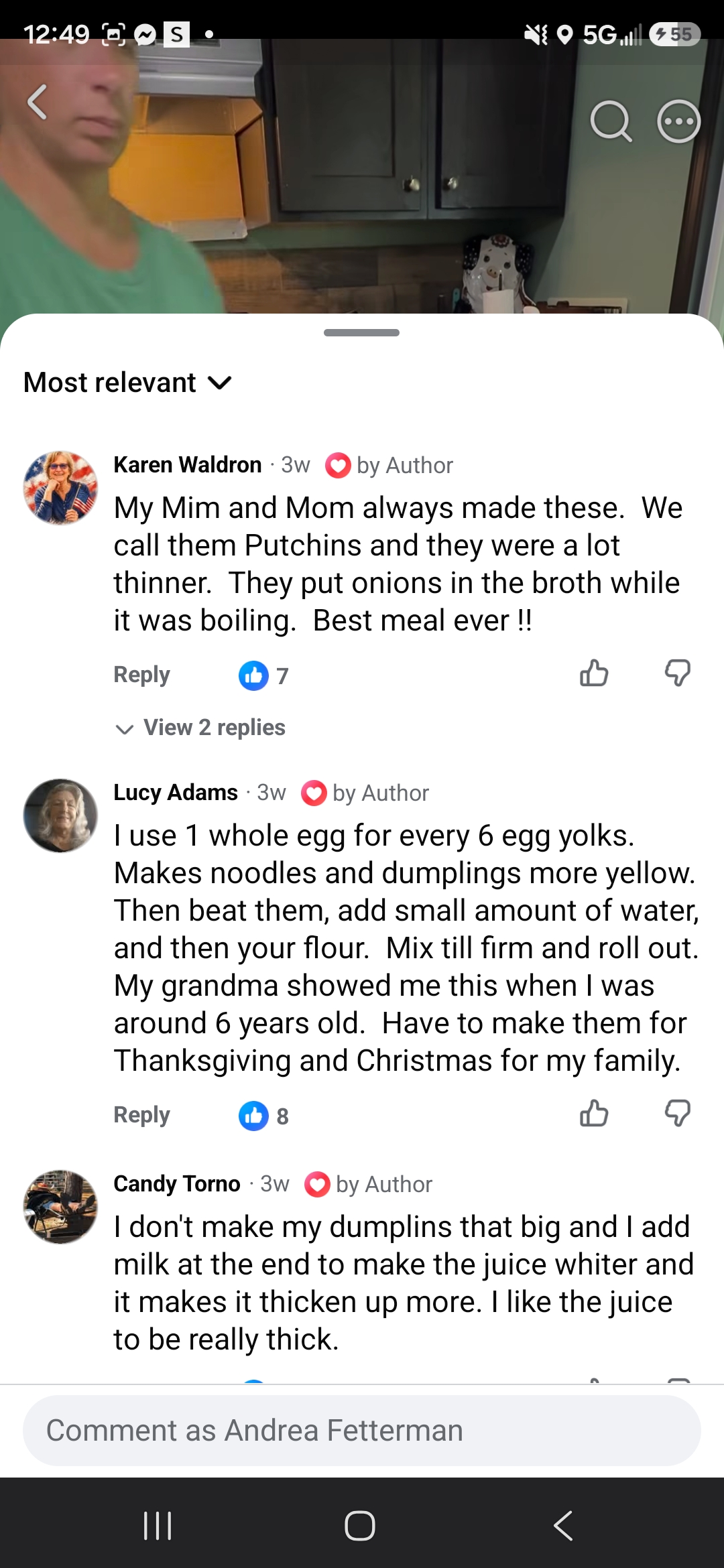 Egg Yolk Dumplings
