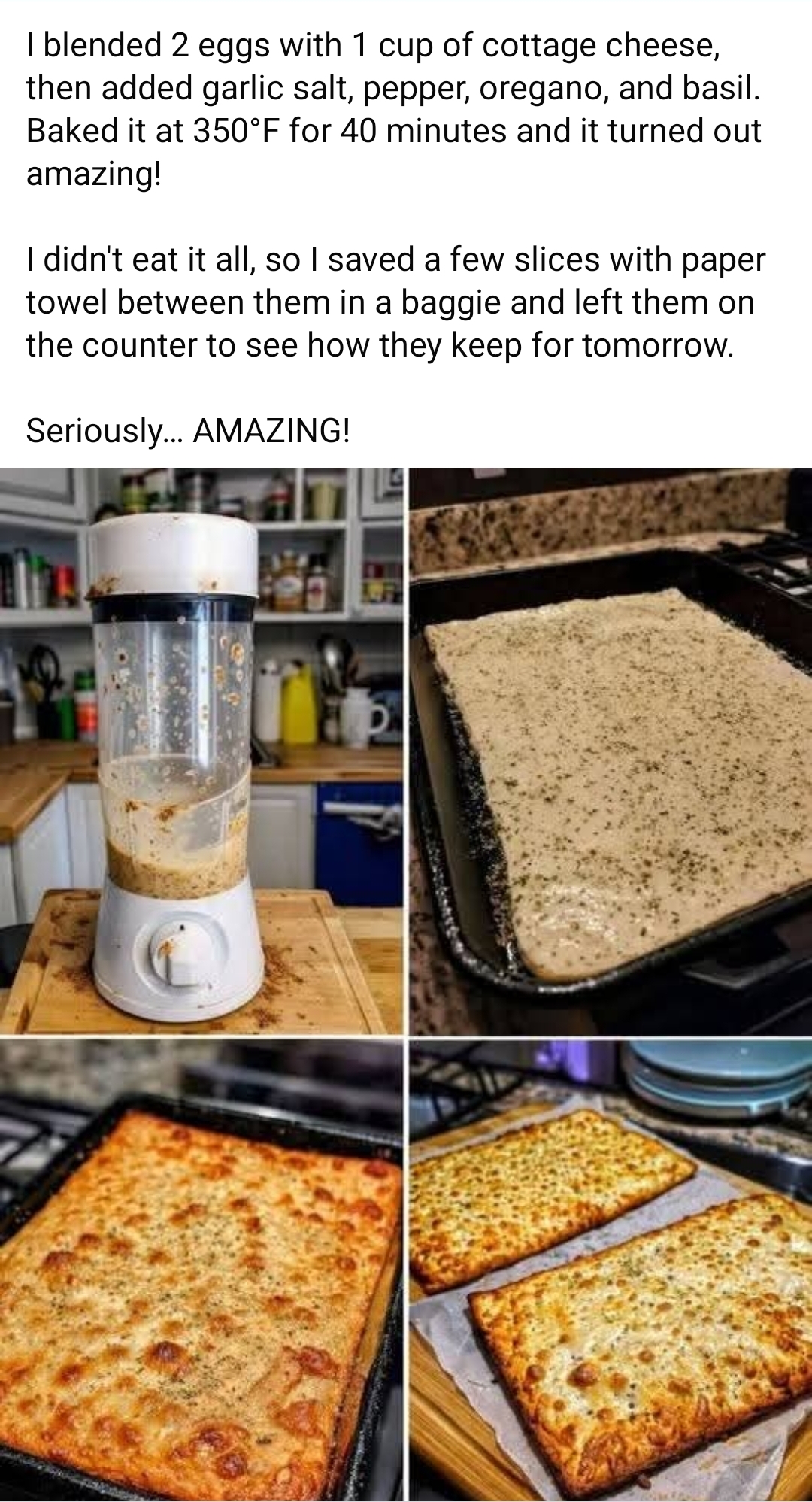 Cottage Cheese Egg Bake