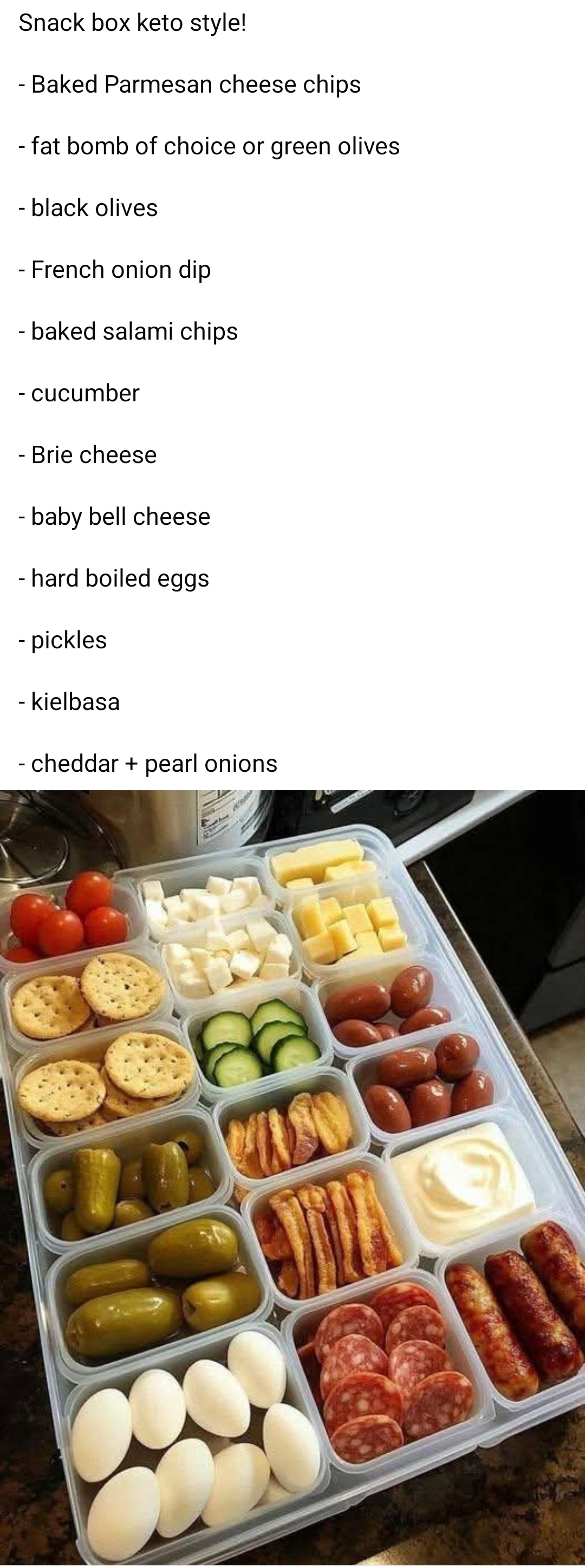 Snack Box Keto Style