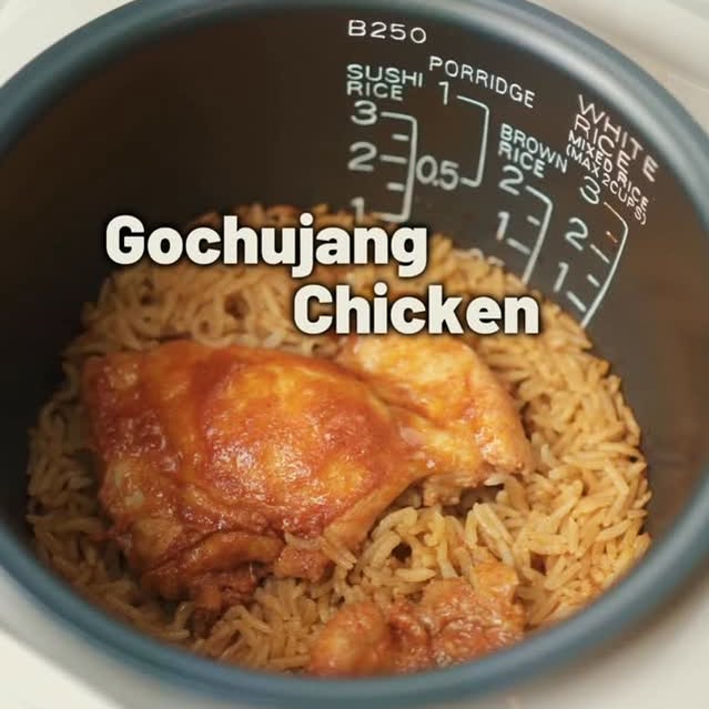 Gochujang Chicken with Rice