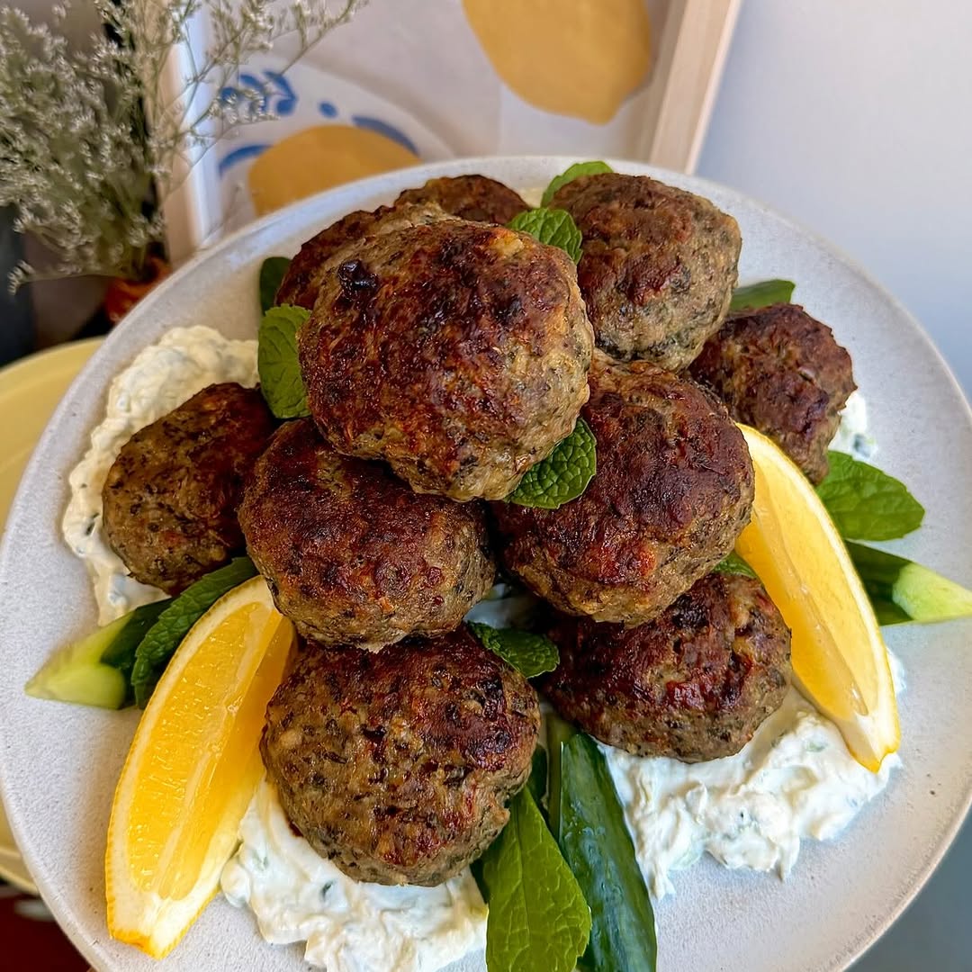 Biftekia (Greek Meatballs)