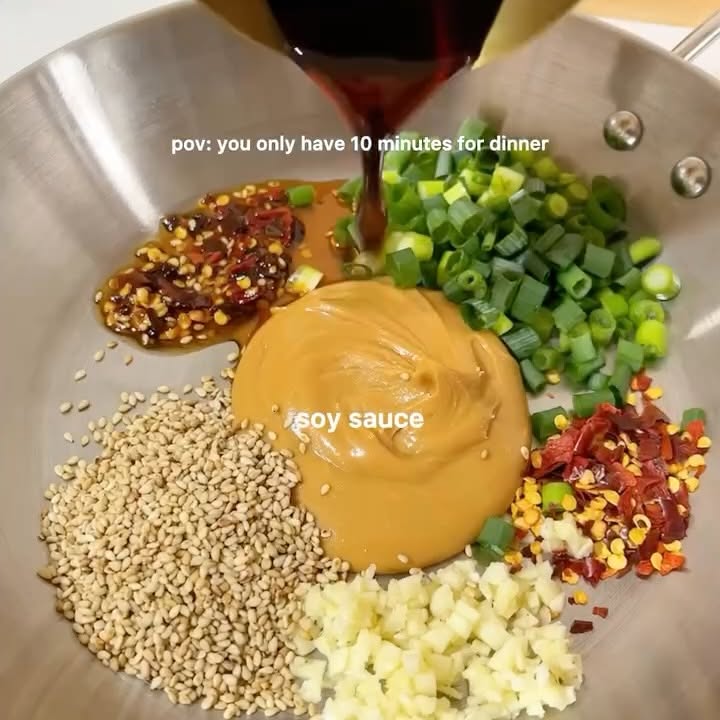 Easy Peanut Butter Noodles