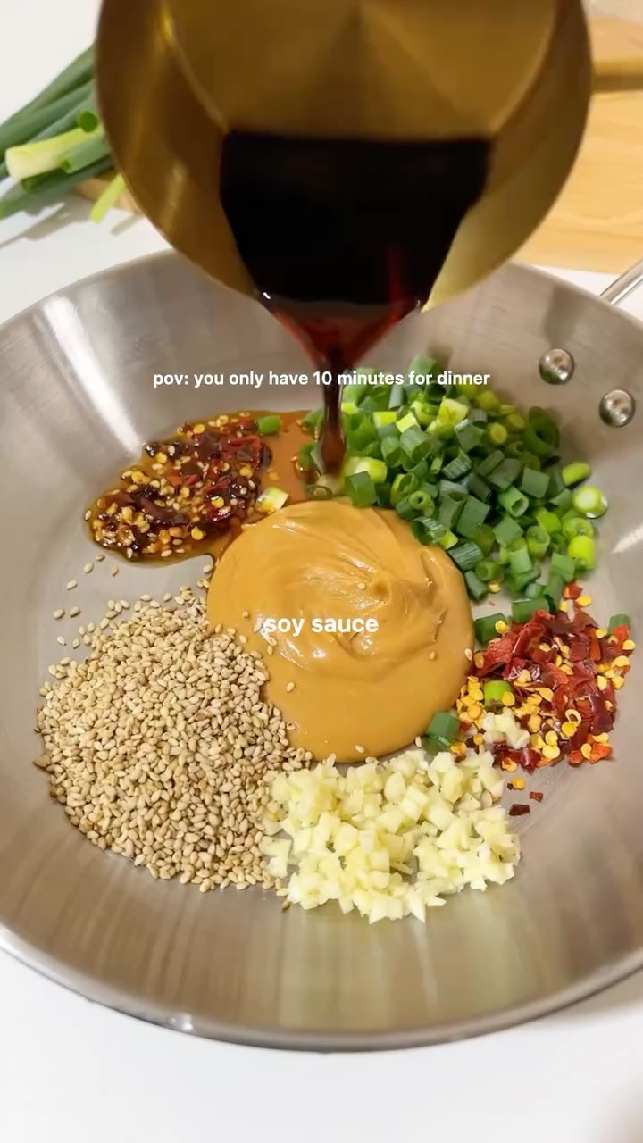 Easy Peanut Butter Noodles