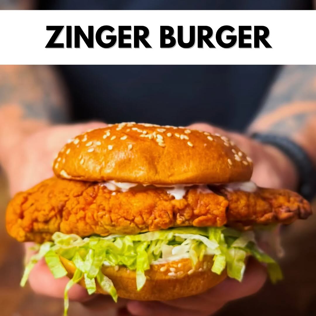 Homemade Zinger Burger