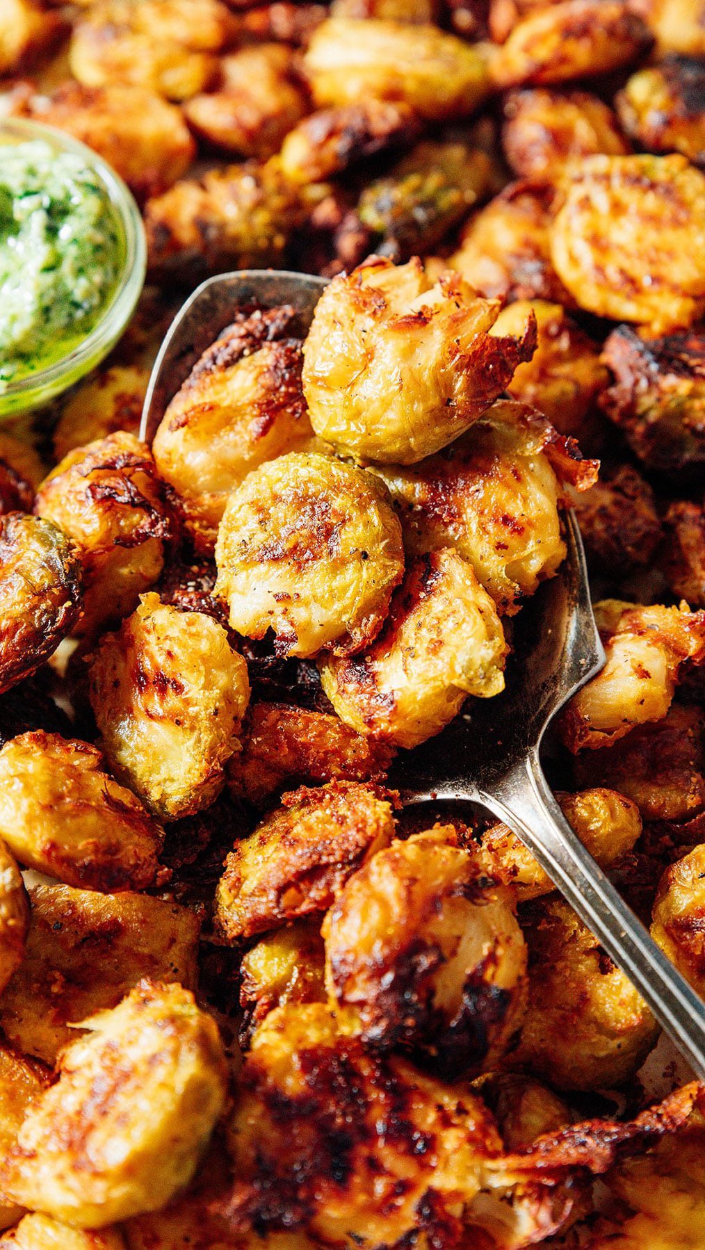 Crispy Smashed Brussels Sprouts