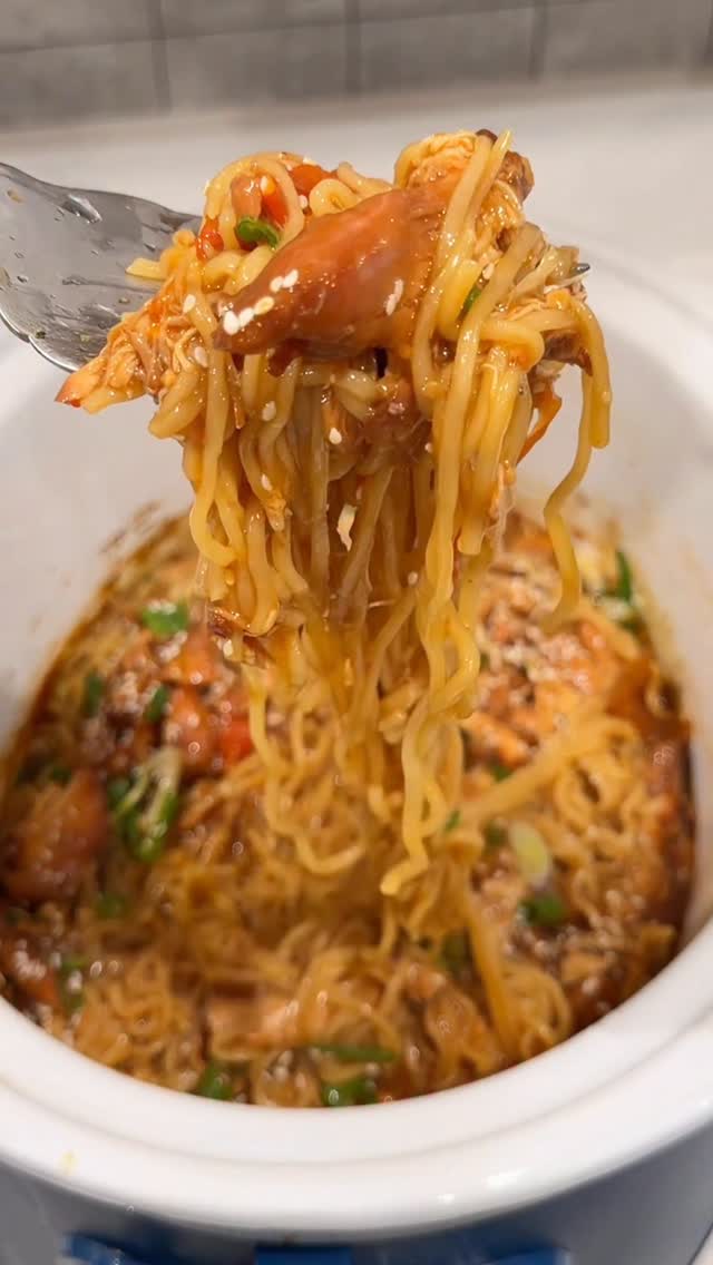 Honey Garlic Chicken and Noodles