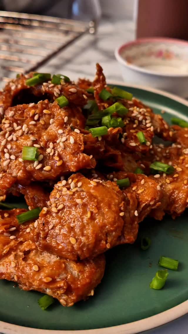 Korean-style Chicken Wings (but without chicken!)