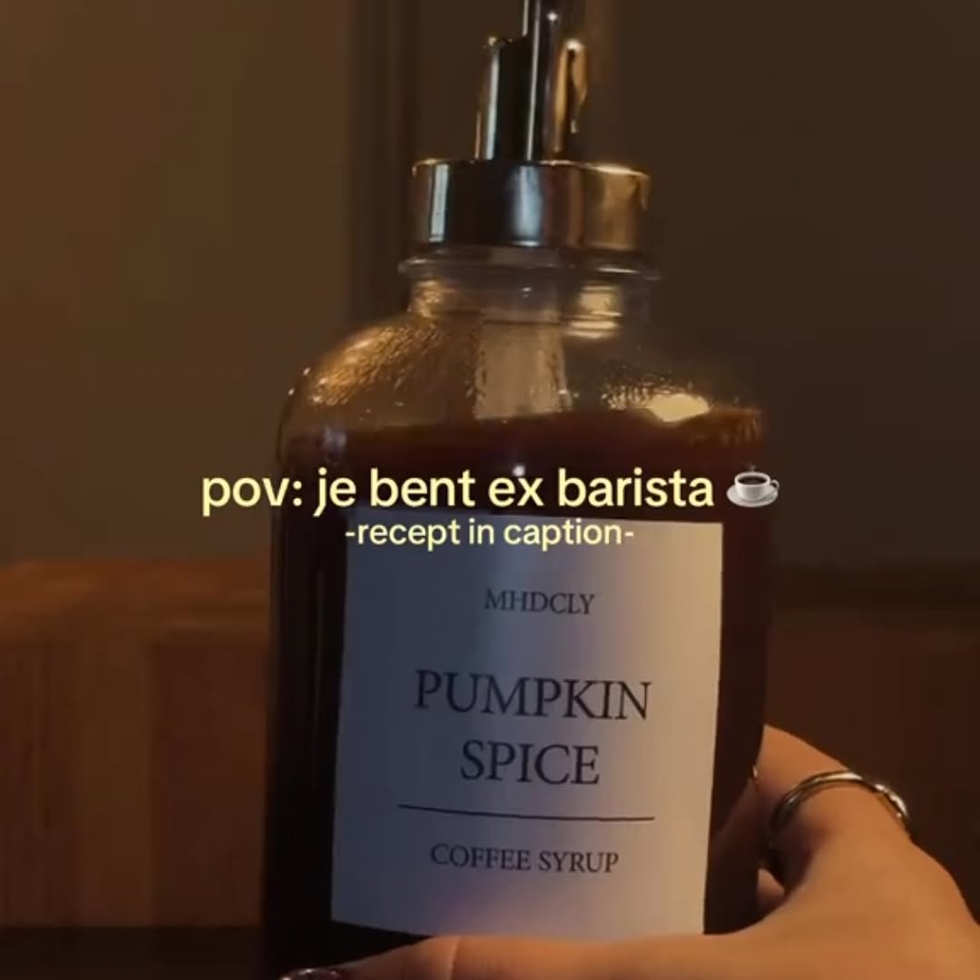 Homemade Pumpkin Spice Syrup