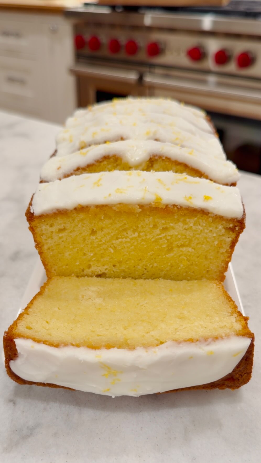 Iced Lemon Pound Cake