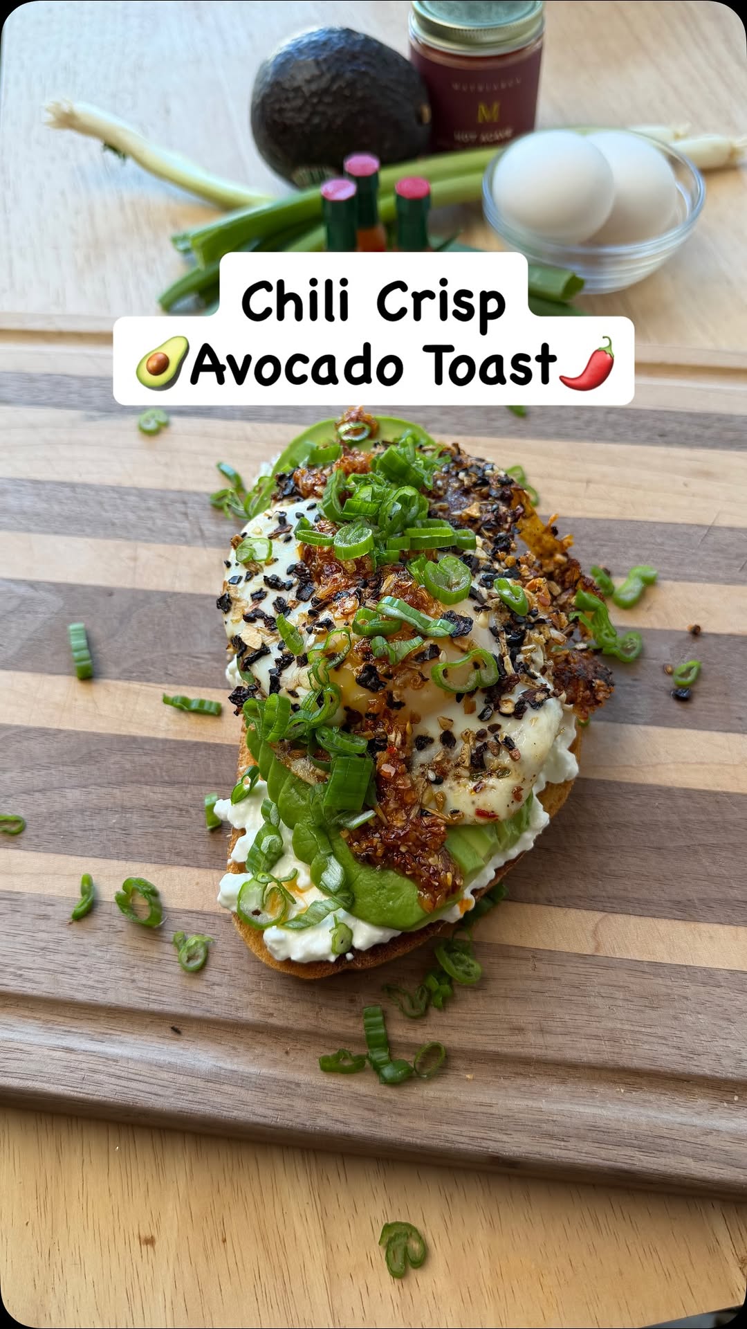 Chili Crisp Avocado Toast