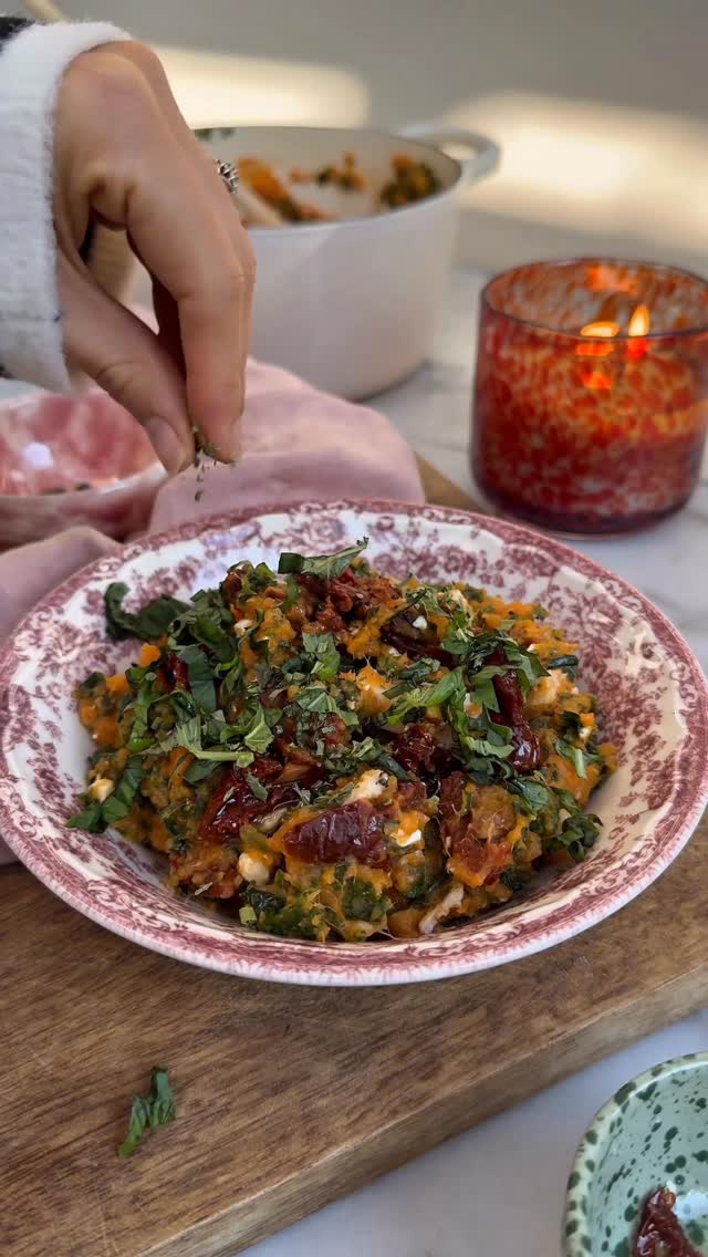 Sweet Potato Mash with Kale