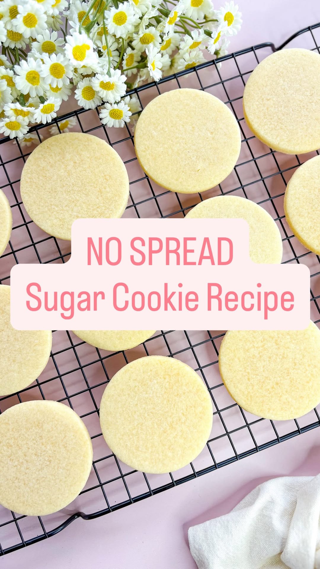 No Spread Sugar Cookies