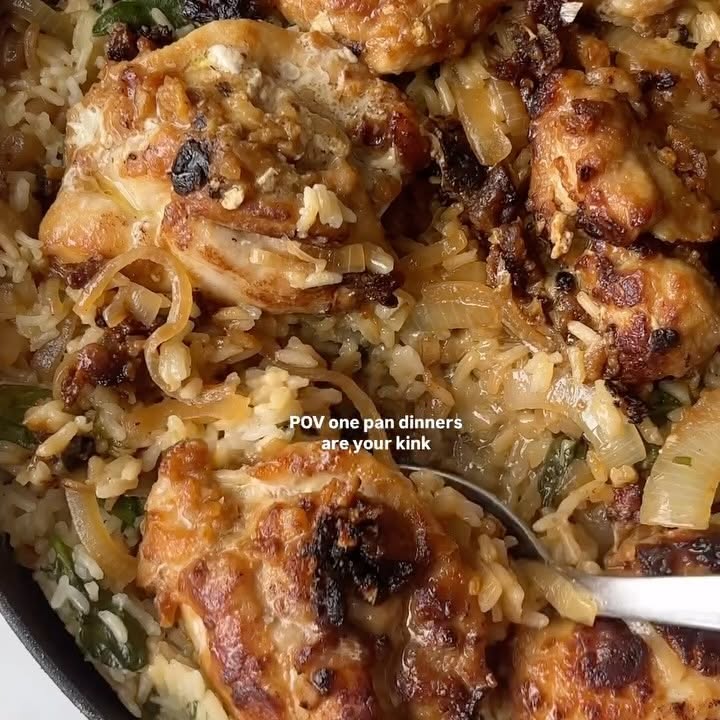 French Onion Chicken and Rice