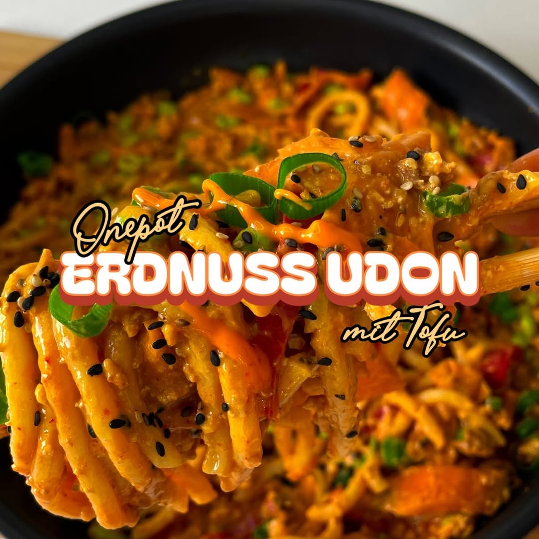 One-Pot Peanut Udon with Tofu