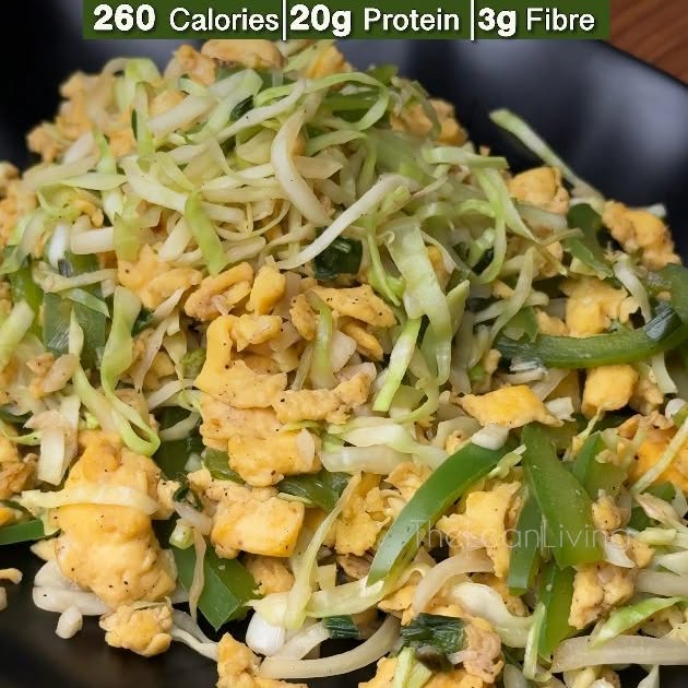 Egg & Cabbage Stir Fry