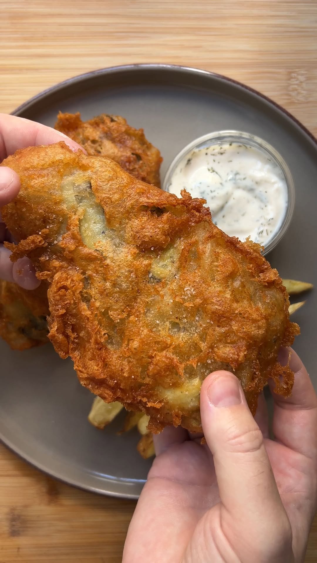 Vegan Fried Fish Fillet