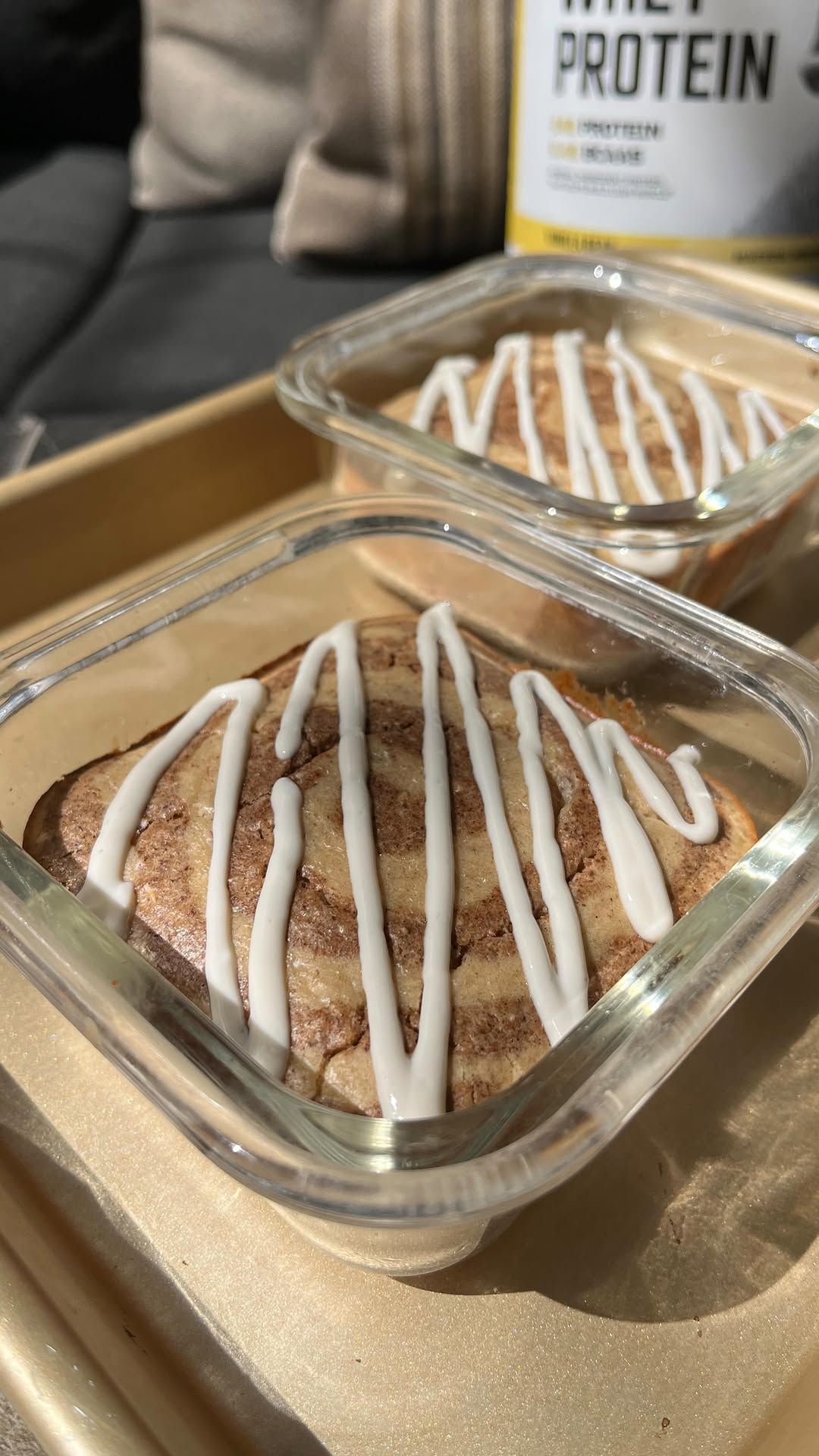 Cinnamon Roll Pancake Bowl