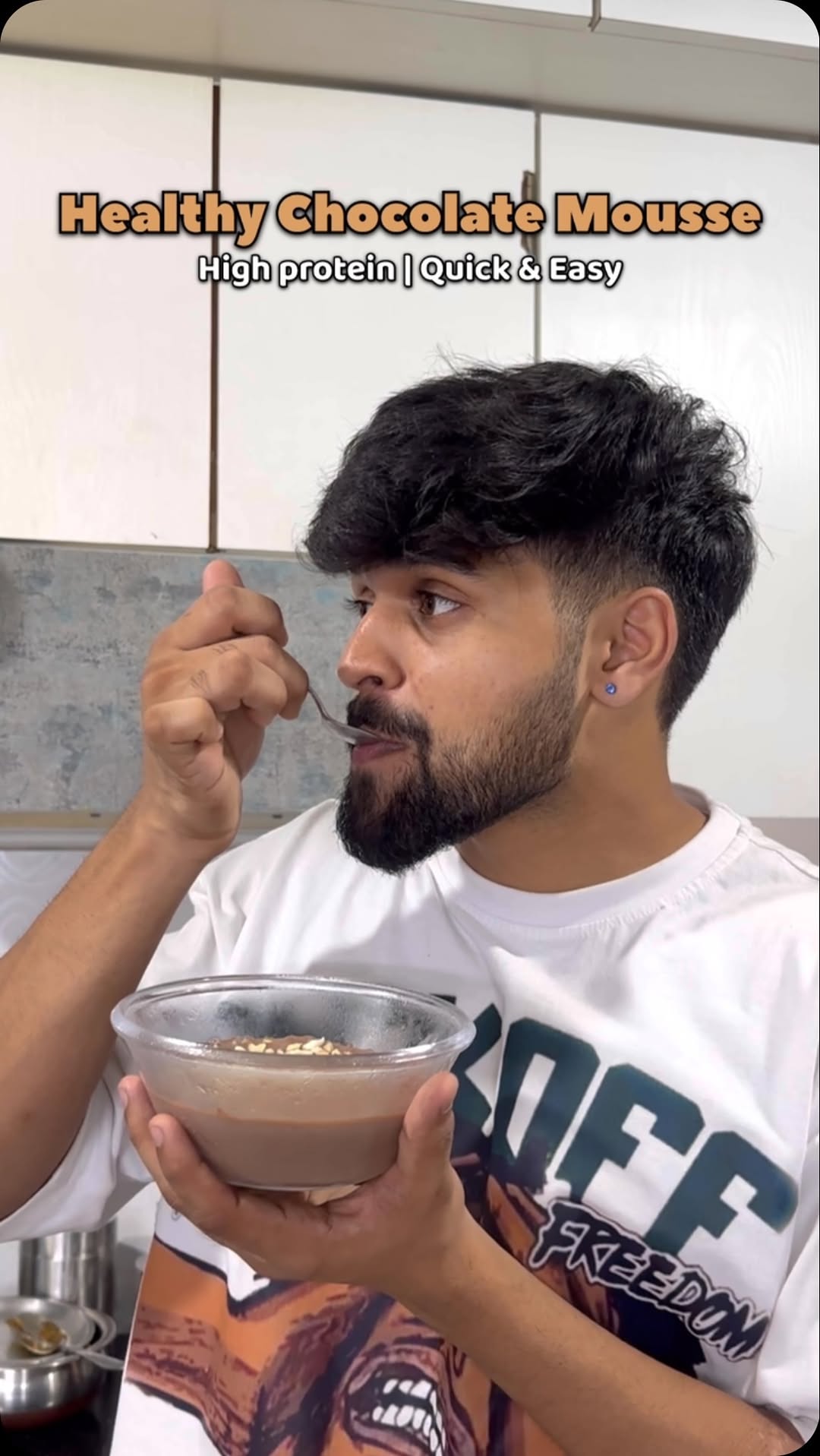 3-Ingredient Healthy Chocolate Mousse