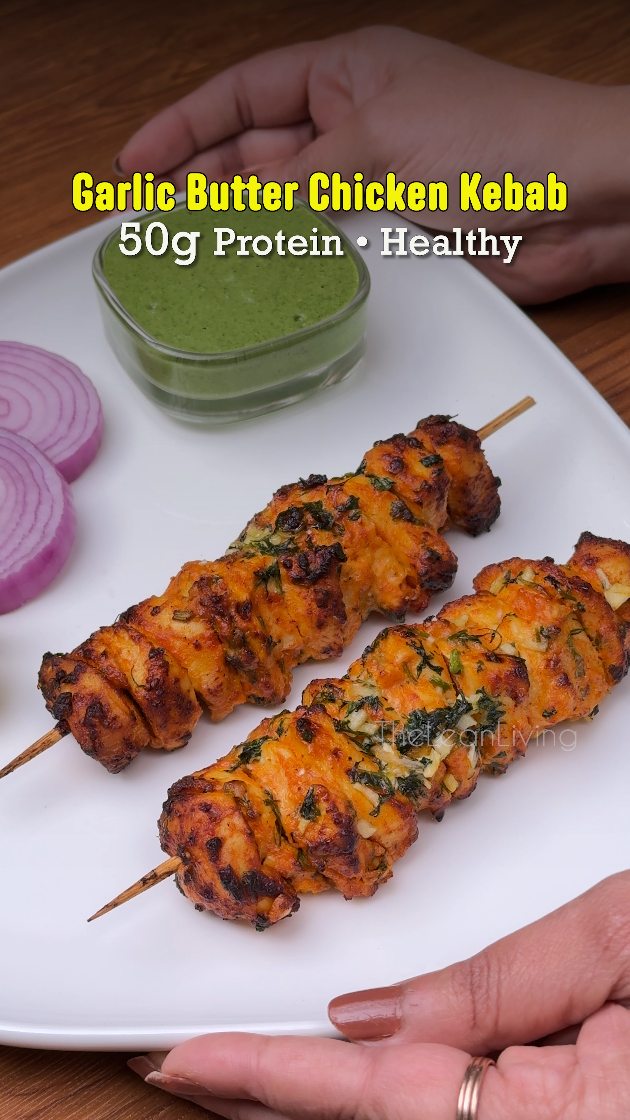Butter Garlic Chicken Kebab