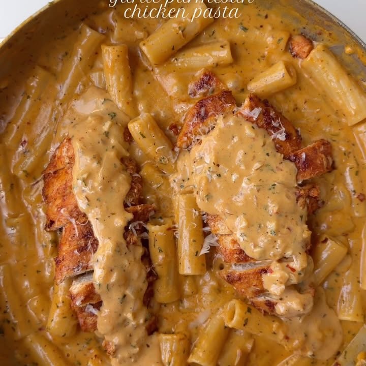 Creamy Garlic Parmesan Chicken Pasta