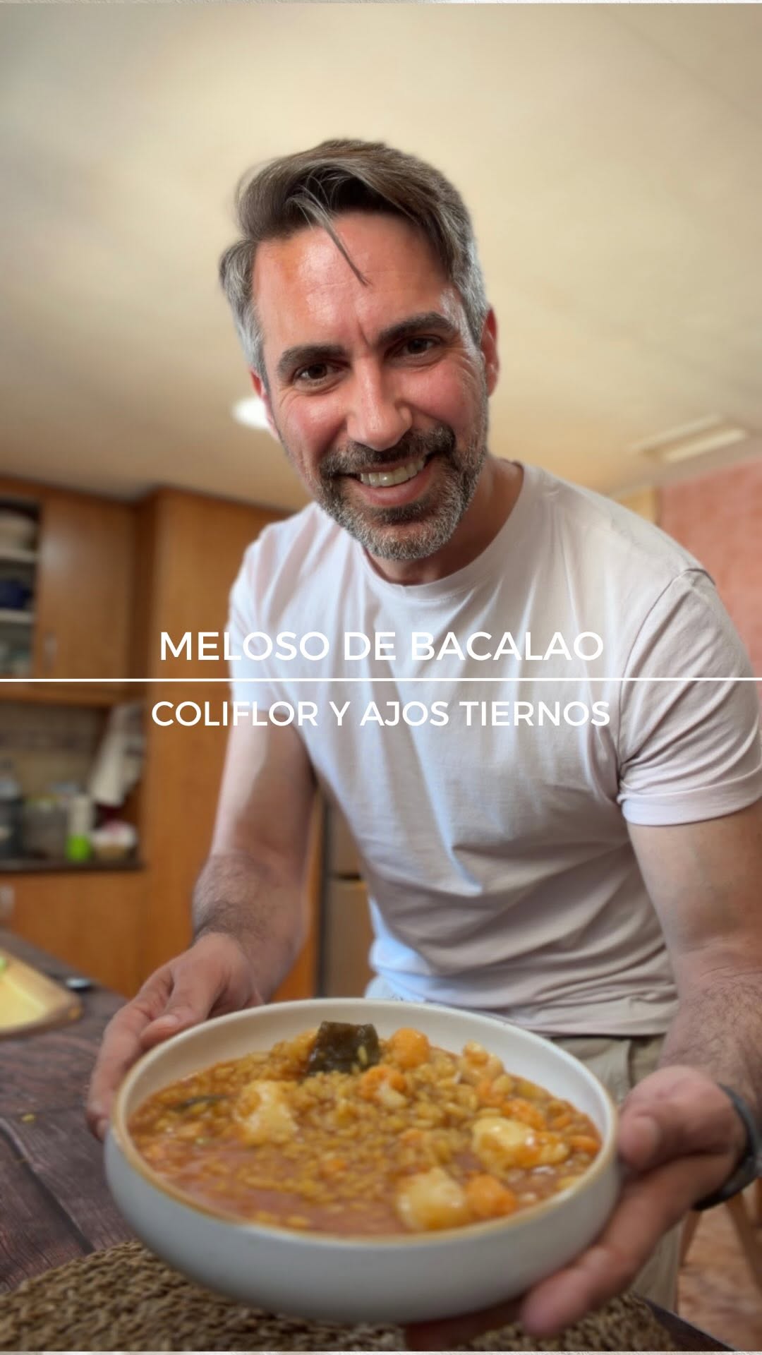 Creamy Cod Rice with Cauliflower and Young Garlic