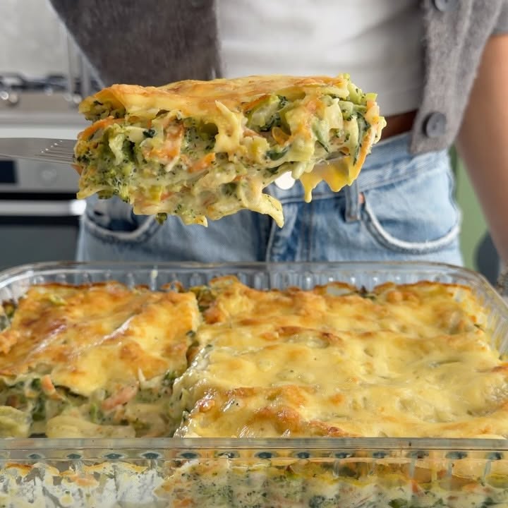 Vegetable Lasagna with Cream