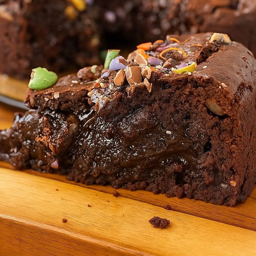 Magic Smarties Brownie