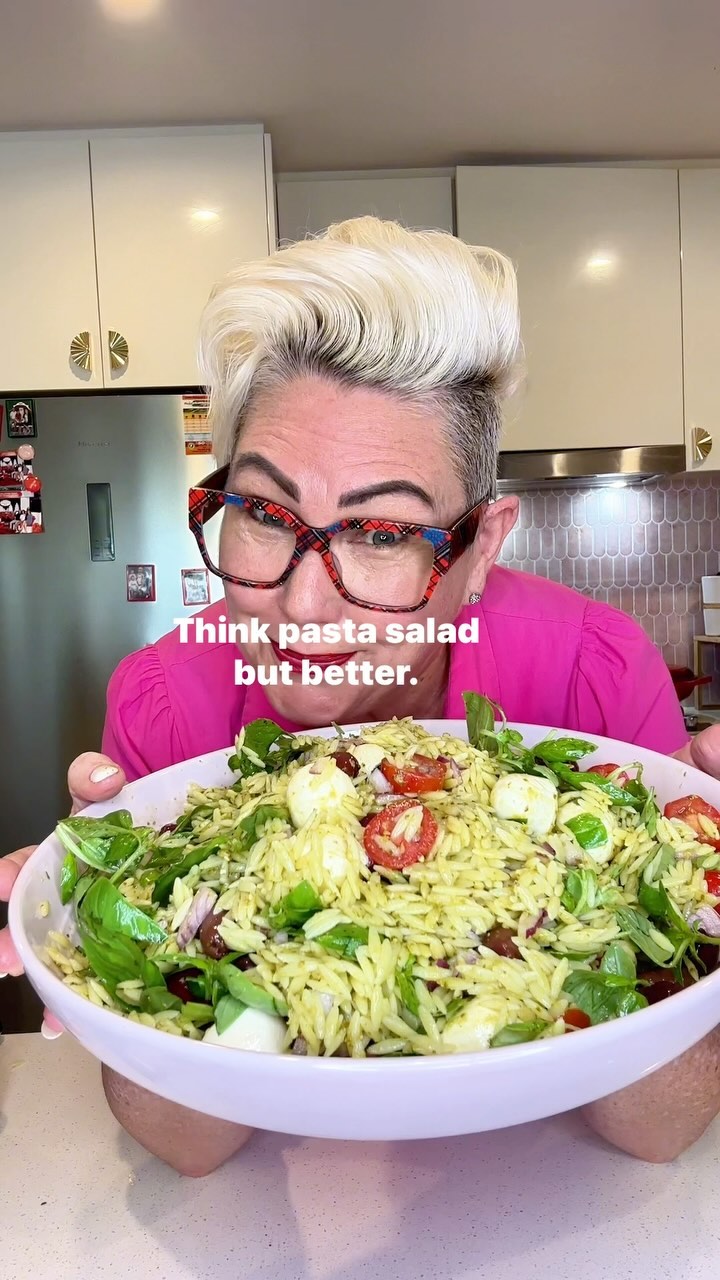 Mediterranean Risoni Salad