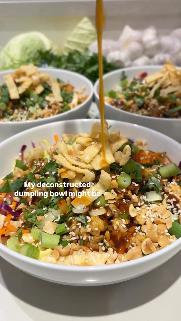 Deconstructed Dumpling Bowls
