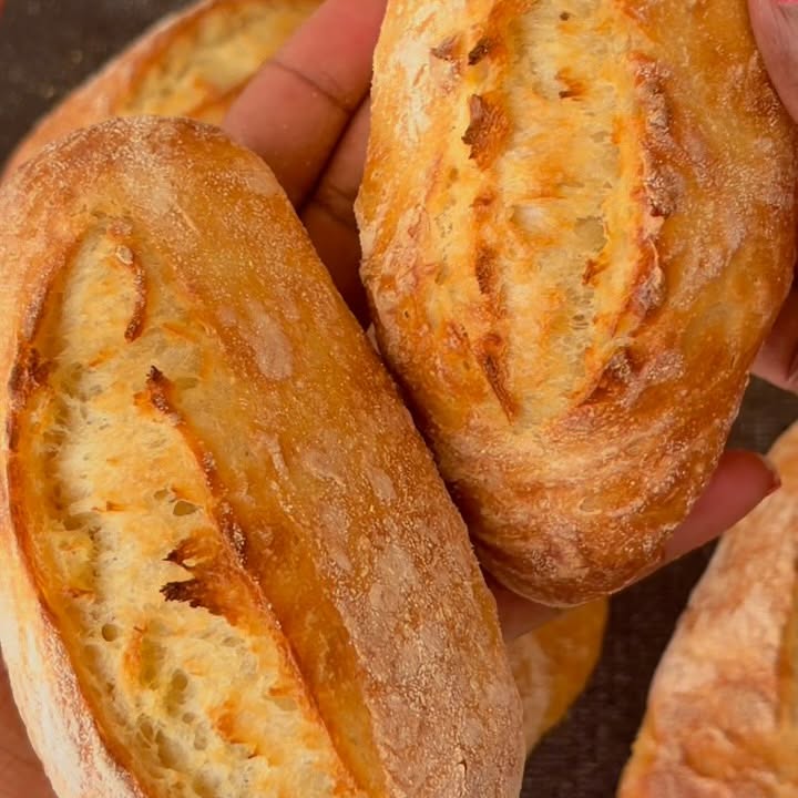 No-Knead Bread Rolls