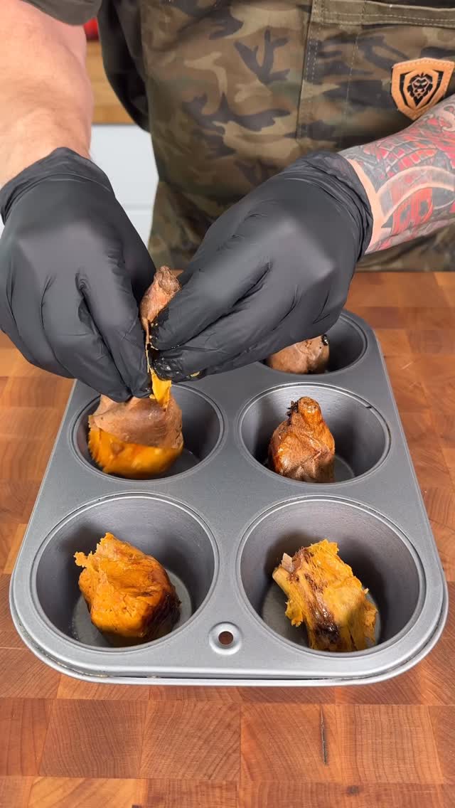 Sweet Potato Taco Cups