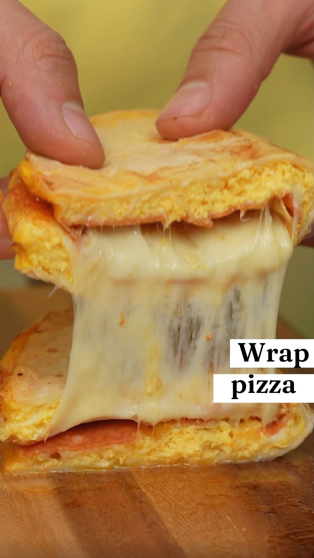 Easy Pepperoni and Cheese Wrap
