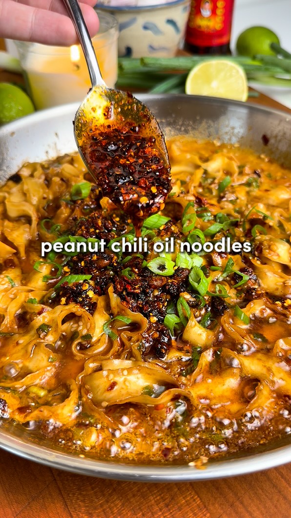 5-Minute Peanut Chili Noodles