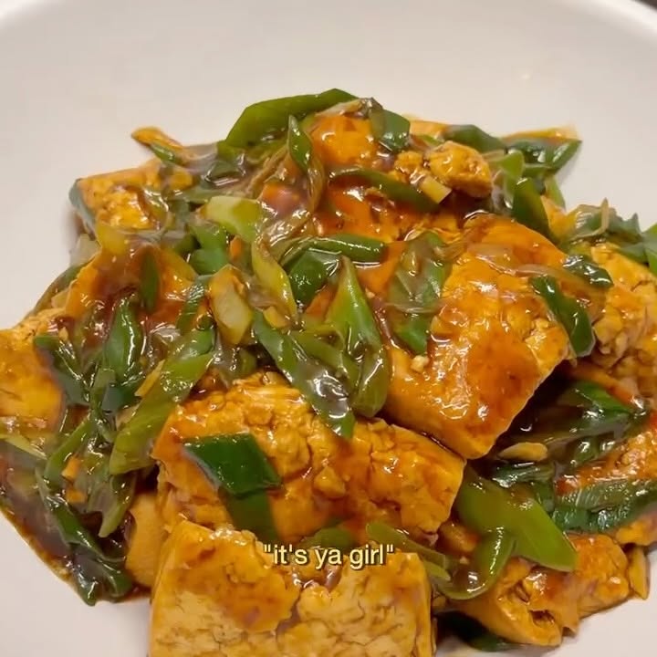 Scallion Tofu