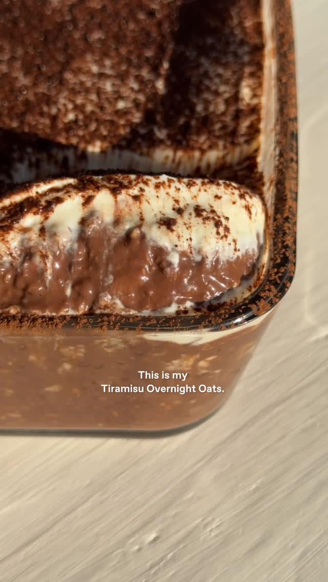 Tiramisu Overnight Oats