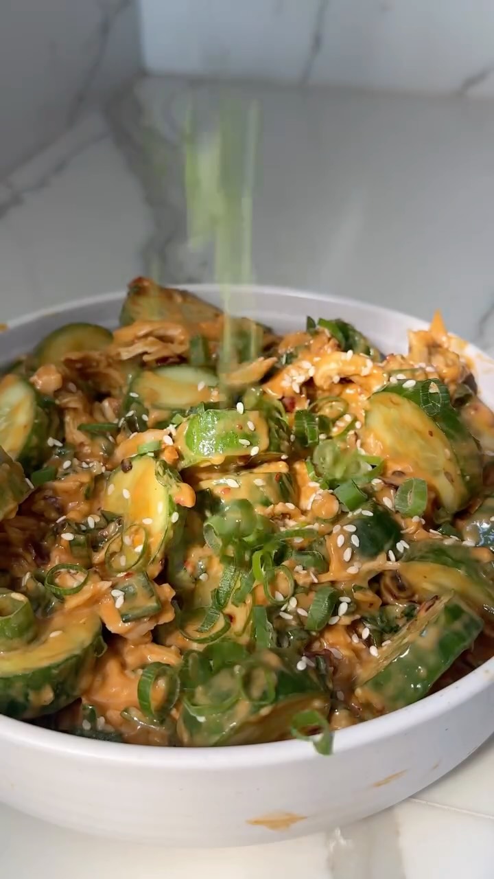 Chicken and Cucumber Salad