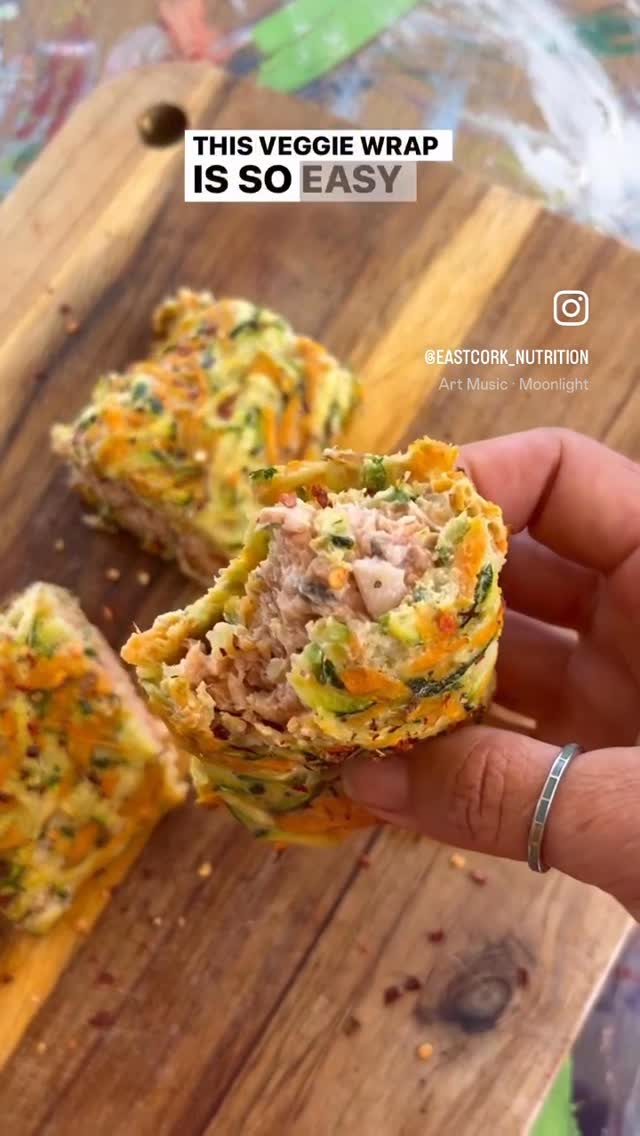 Sweet Potato and Courgette Veggie Wrap