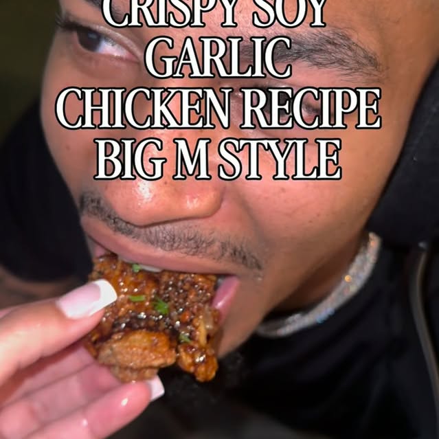 Crispy Crunchy Honey Soy Garlic Chicken