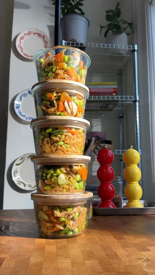 Chicken & Edamame Noodle Salad