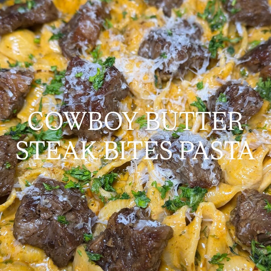 Cowboy Butter Steak Bites Pasta