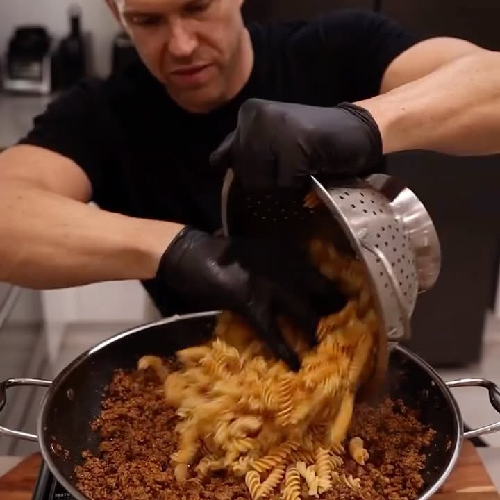 High Protein Creamy Beef Pasta for Meal Prep